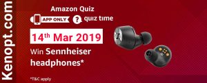 Amazon Quiz 14 March 2019 Answers – Win Sennheiser Headphones